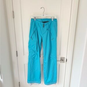 Patagonia Insulated Rubicon Snow Skiing Snowboarding Pants Women's SMALL Blue